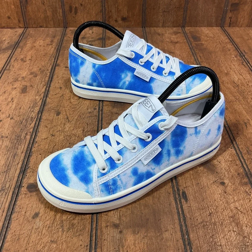 Keen Womens Elsa Lite Blue White Casual Fashion Sneakers Shoes Size 7 NEW